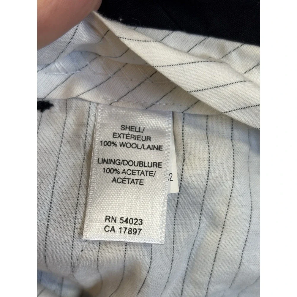 Banana Republic Men's 35X32 Black 100% Wool Dress Pants Preppy Career‎ Office